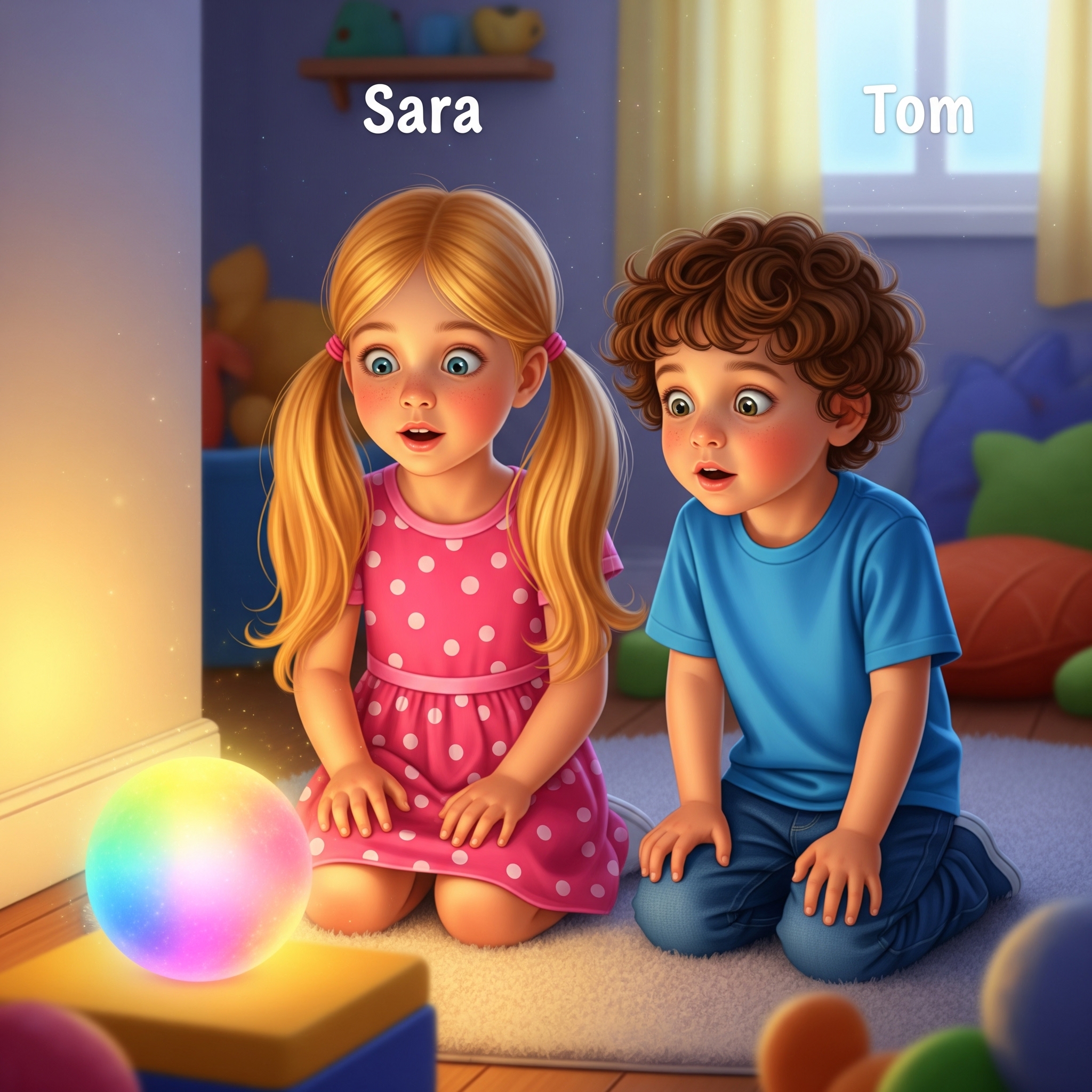 Sara and Tom discover a mysterious glow