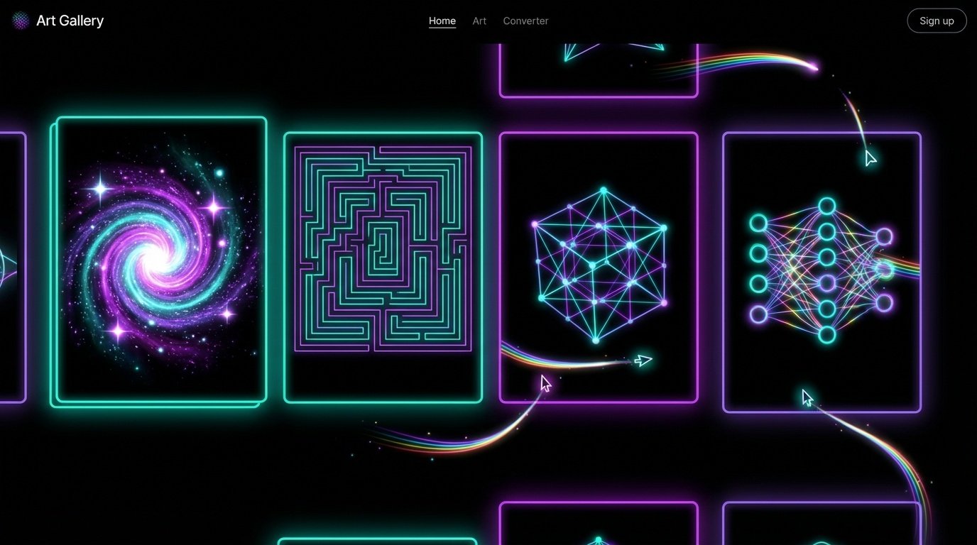 Web-based Algorithmic Art