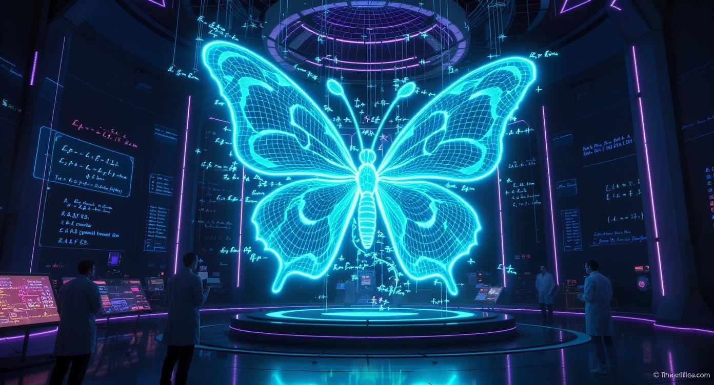 Artistic fusion of Oregon Coast and AI visualization